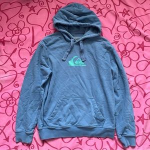 Men’s Blue Quicksilver Hoodie Size Medium